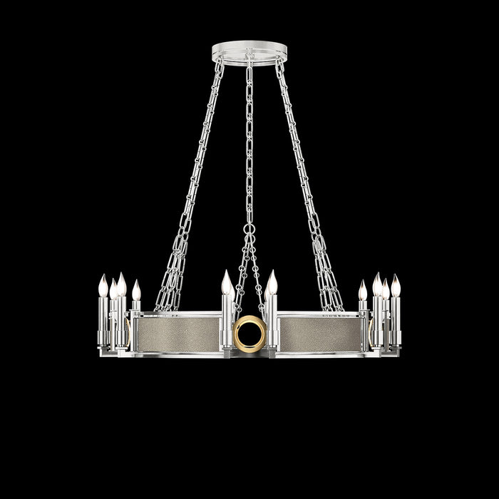 Fine Art 100047-412 12 Light Chandelier, Silver