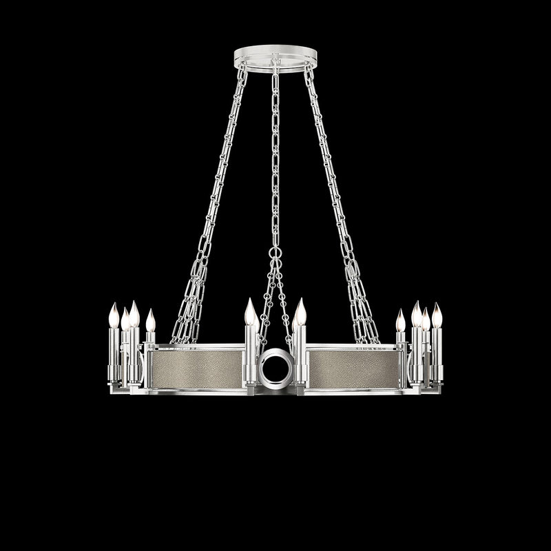 Fine Art 100047-422 12 Light Chandelier, Silver