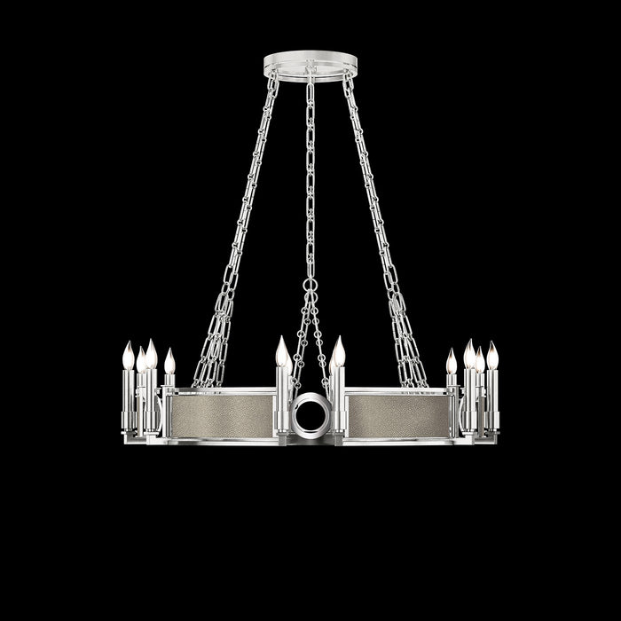 Fine Art 100047-422 12 Light Chandelier, Silver