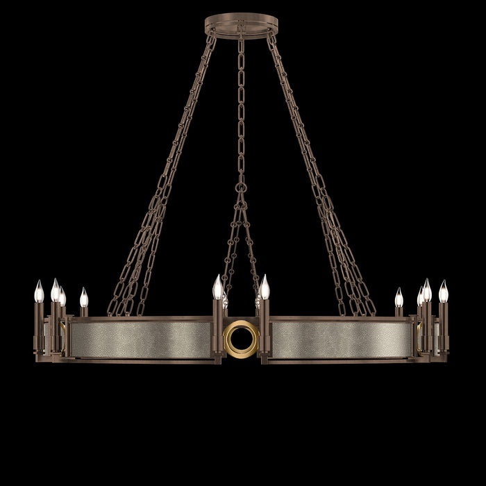 Fine Art 100048-212 12 Light Chandelier, Bronze