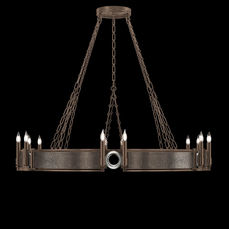 Fine Art 100048-221 12 Light Chandelier, Bronze