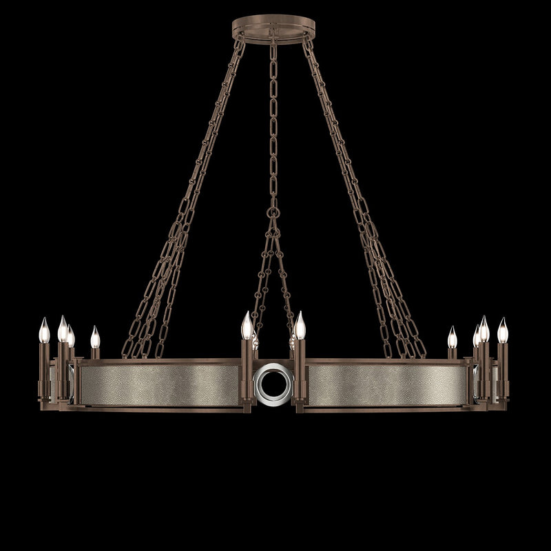 Fine Art 100048-222 12 Light Chandelier, Bronze