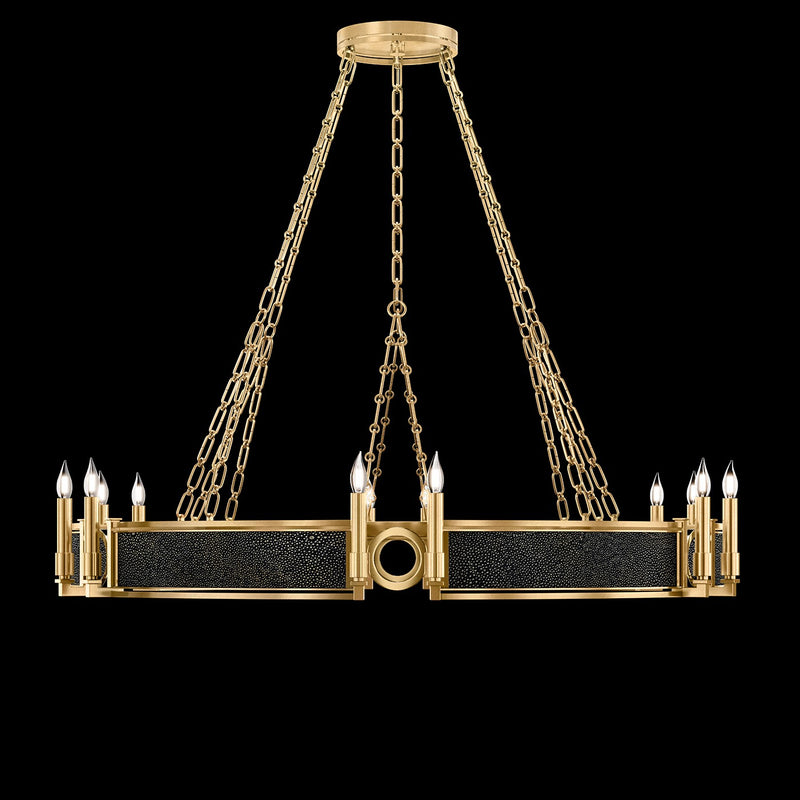 Fine Art 100048-313 12 Light Chandelier, Gold