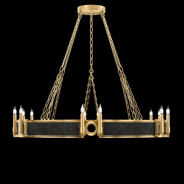 Fine Art 100048-313 12 Light Chandelier, Gold
