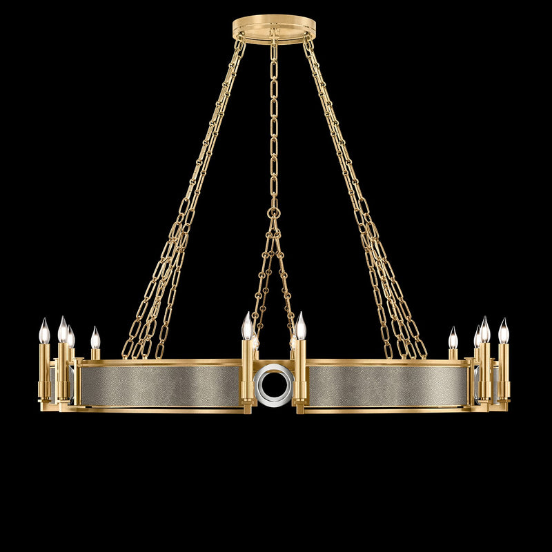 Fine Art 100048-322 12 Light Chandelier, Gold