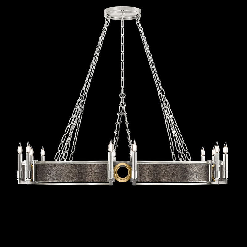 Fine Art 100048-411 12 Light Chandelier, Silver