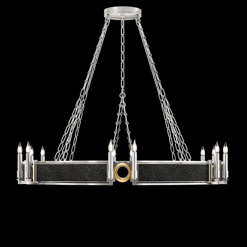 Fine Art 100048-413 12 Light Chandelier, Silver