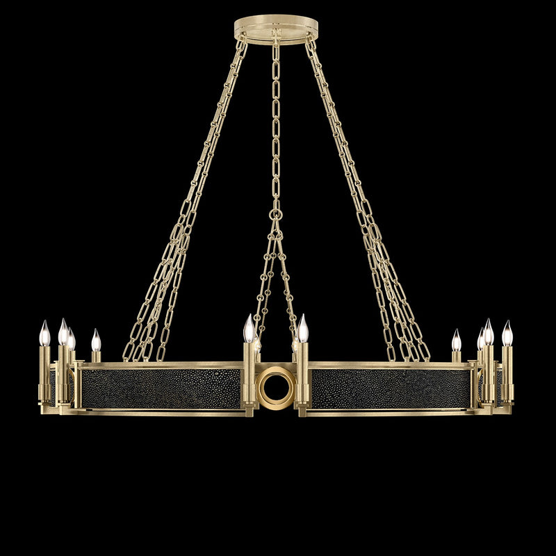 Fine Art 100048-513 12 Light Chandelier, Gold