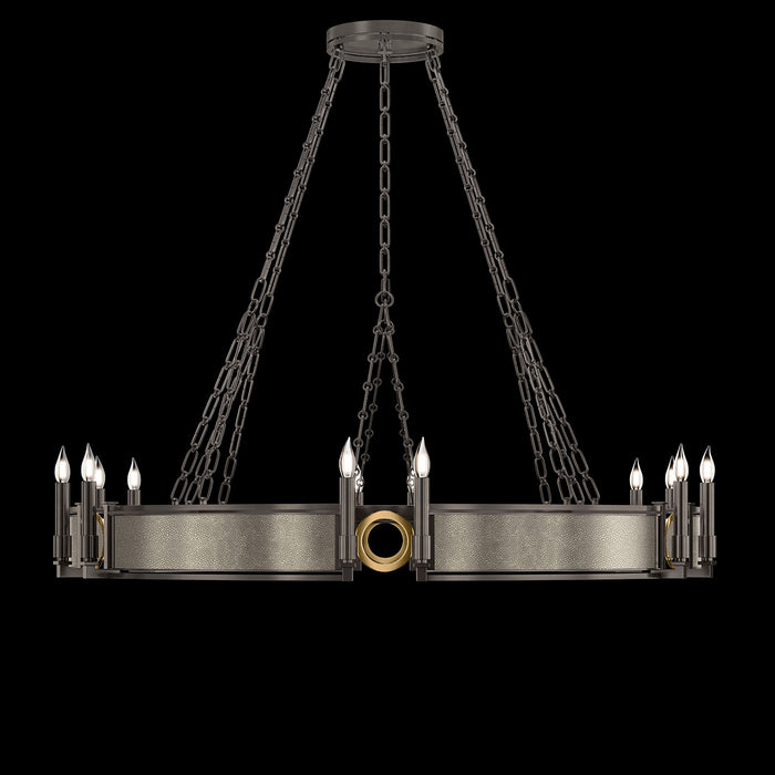 Fine Art 100048-712 12 Light Chandelier, Black