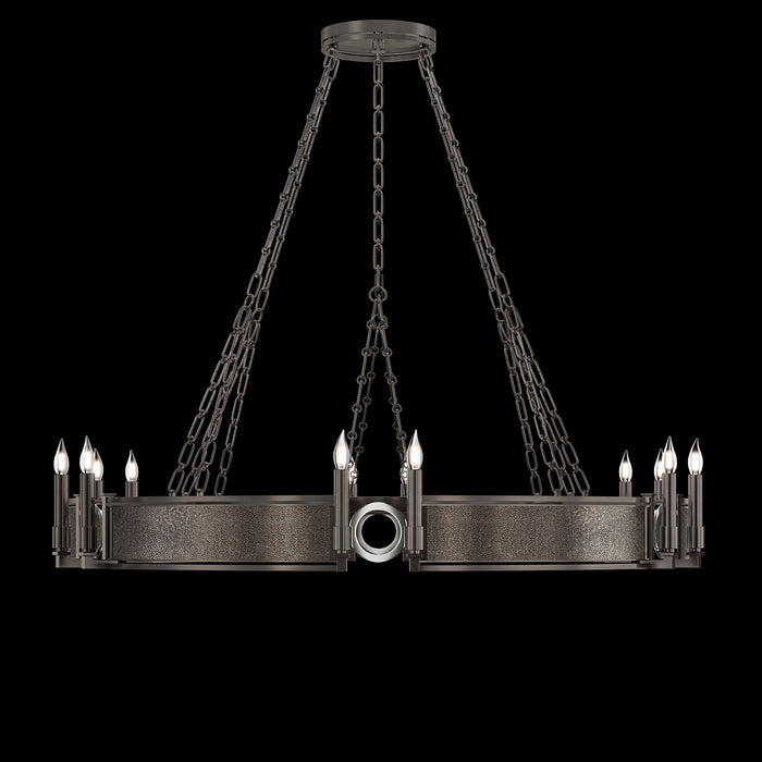 Fine Art 100048-721 12 Light Chandelier, Black