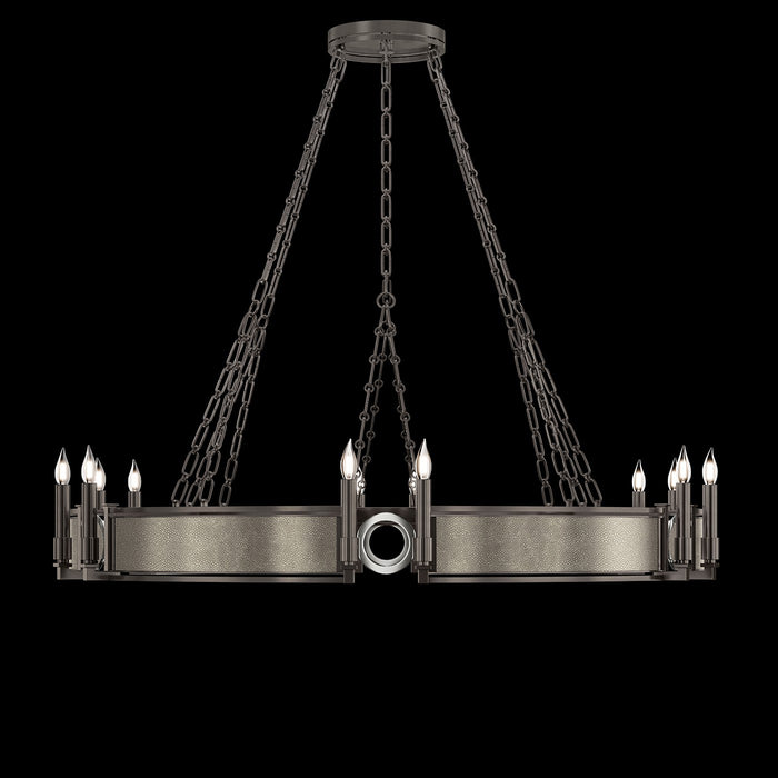 Fine Art 100048-722 12 Light Chandelier, Black