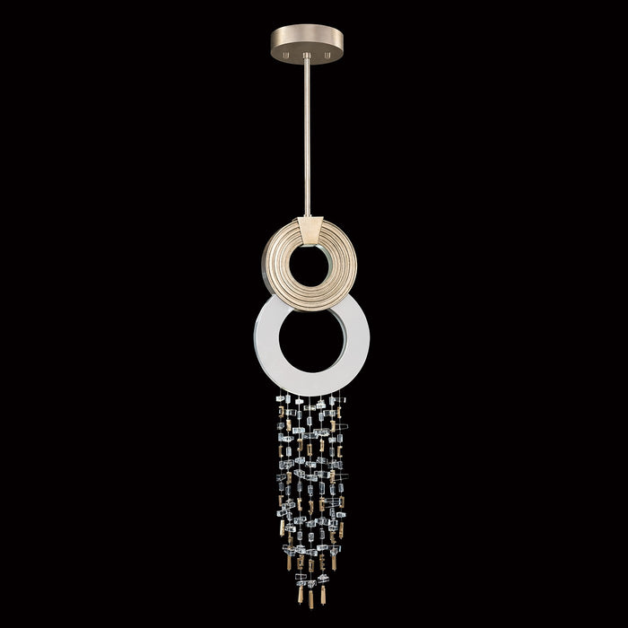 Fine Art 951840-3 LED Pendant, Gold/White