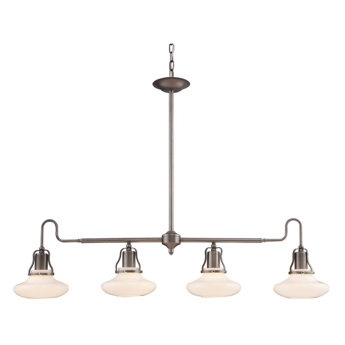 ELK Home 08057-AP Four Light Island Pendant, Pewter