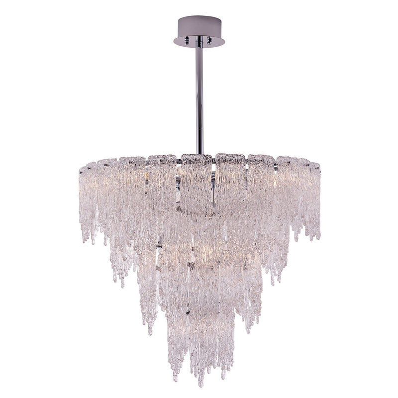 Kalco 523256CH 19 Light Pendant, Polished Chrome