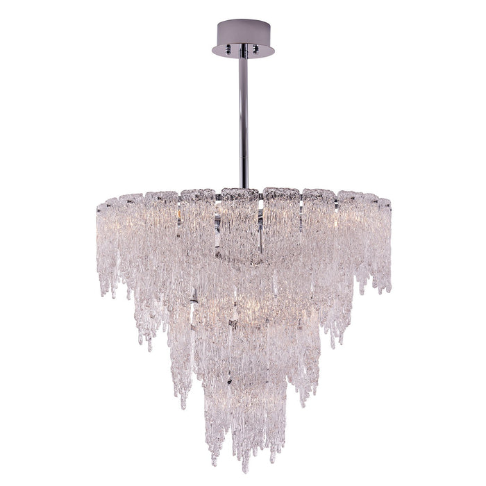 Kalco 523256CH 19 Light Pendant, Polished Chrome