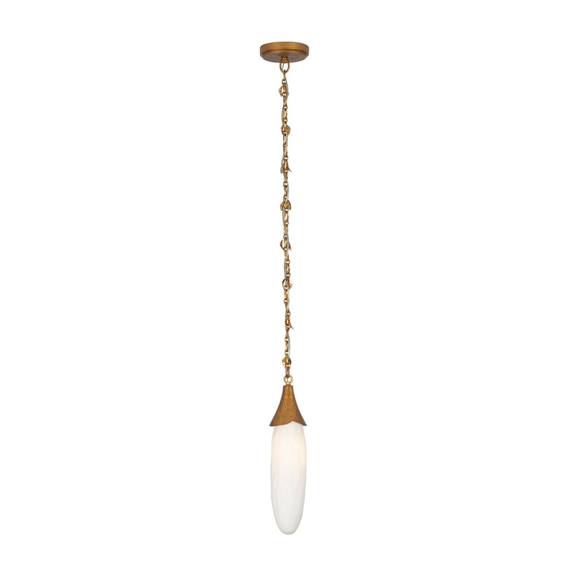 Kalco 523911WGL One Light Pendant, Warm Gold