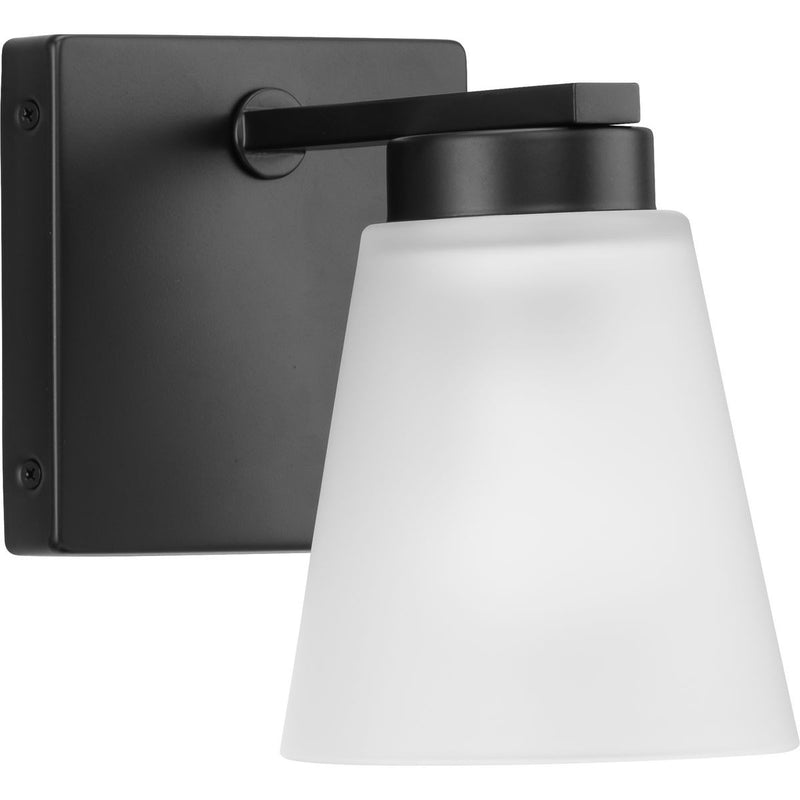Progress Lighting P300499-31M One Light Bath, Matte Black