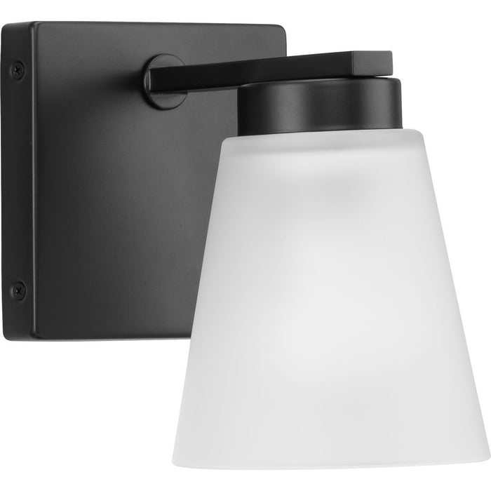Progress Lighting P300499-31M One Light Bath, Matte Black
