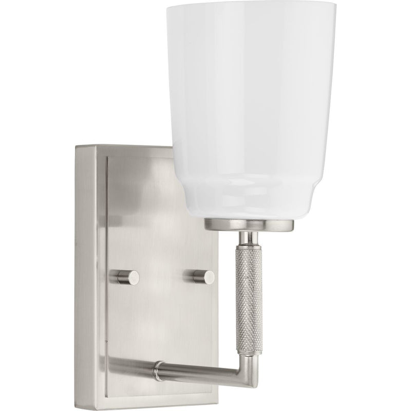 Progress Lighting P300503-009 One Light Bath, Brushed Nickel