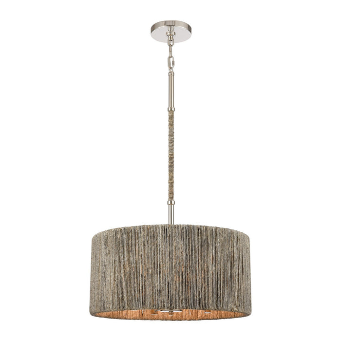ELK Home 32484/4 Four Light Chandelier, Polished Nickel