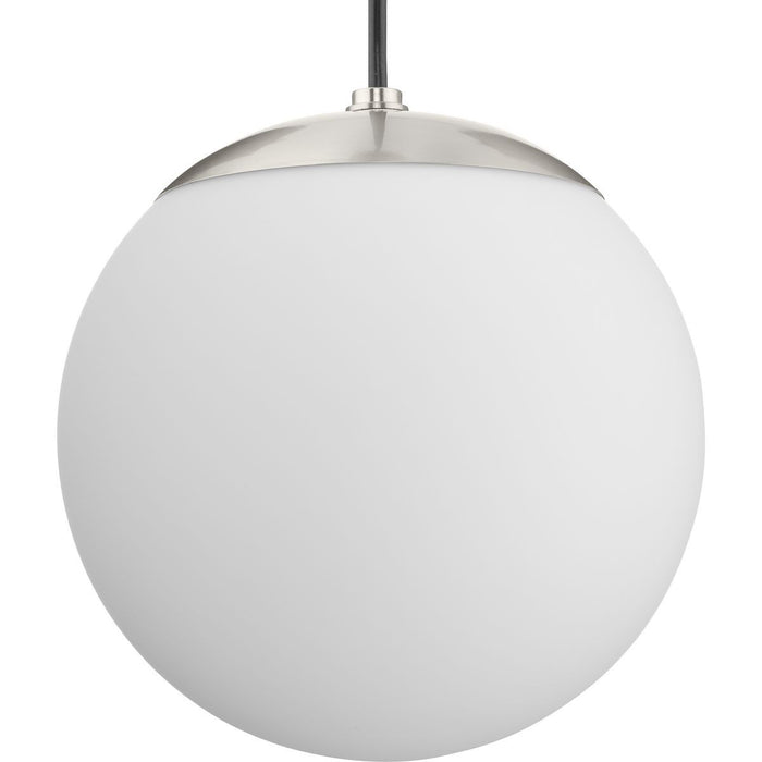 Progress Lighting P500461-009 One Light Pendant, Brushed Nickel