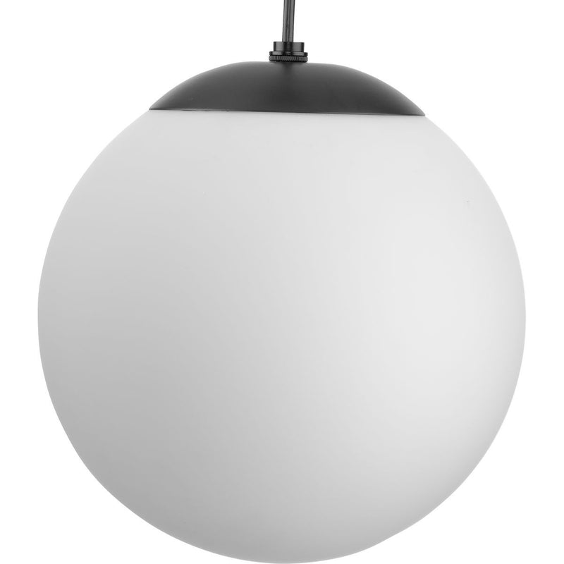 Progress Lighting P500462-31M One Light Pendant, Matte Black