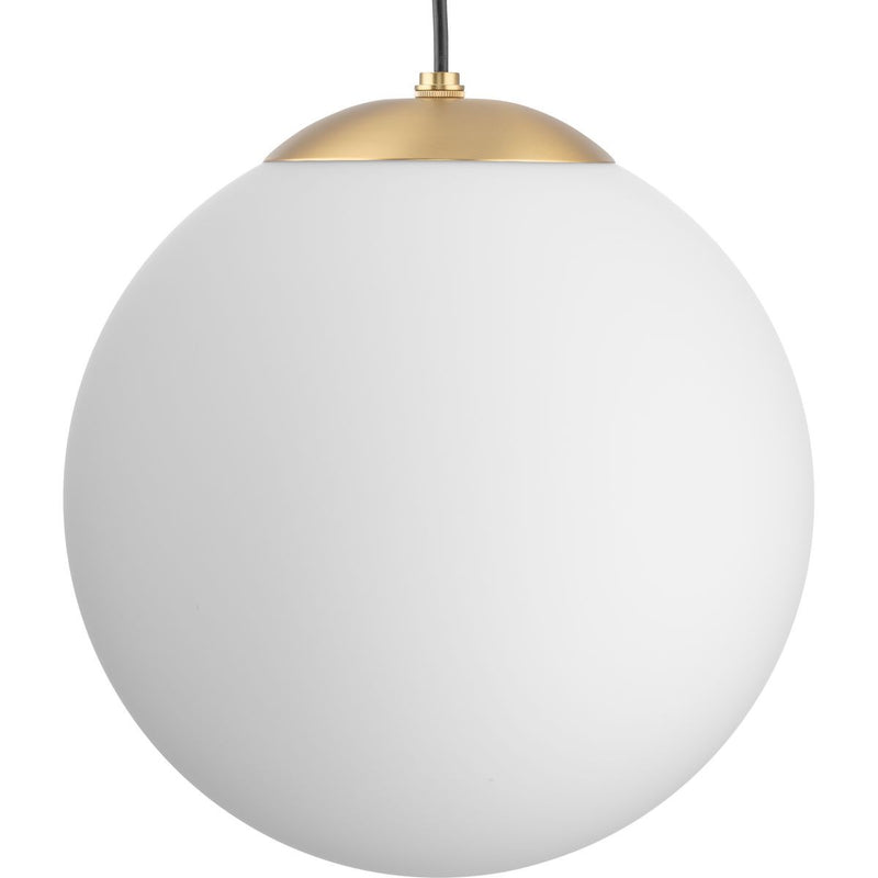 Progress Lighting P500463-109 One Light Pendant, Brushed Bronze