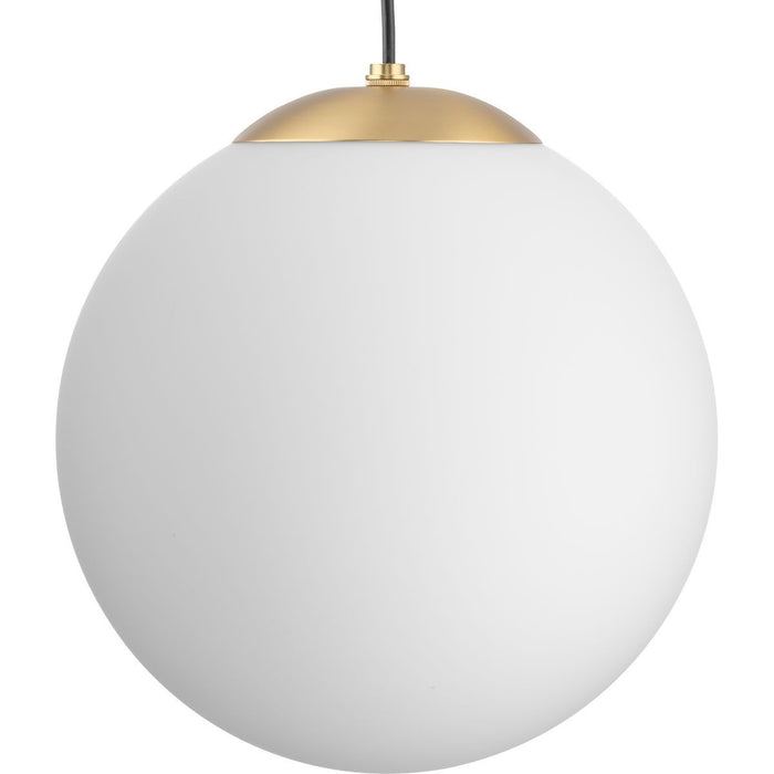 Progress Lighting P500463-109 One Light Pendant, Brushed Bronze