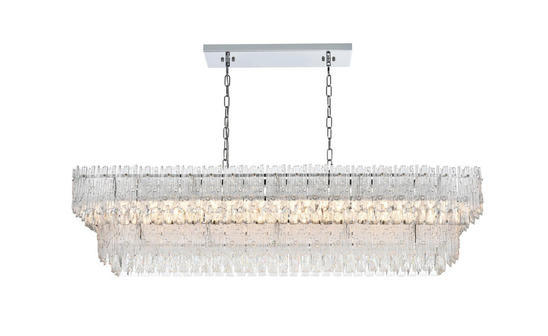 Elegant Lighting 1780G50C Eight Light Chandelier, Chrome