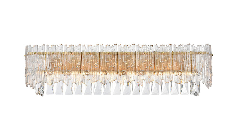 Elegant Lighting 1780W27SG Six Light Wall Sconce, Satin Gold