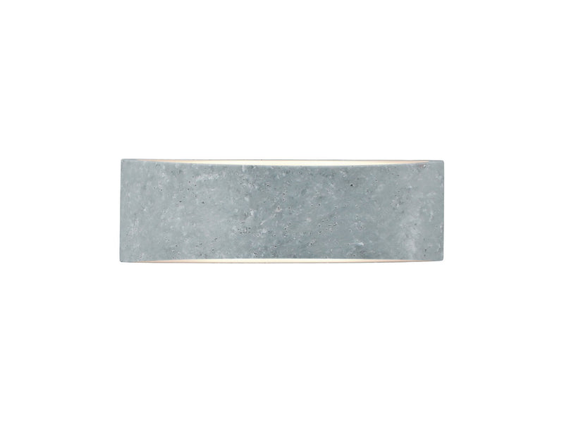Justice Designs CER-5767-CONC Two Light Wall Sconce, Concrete