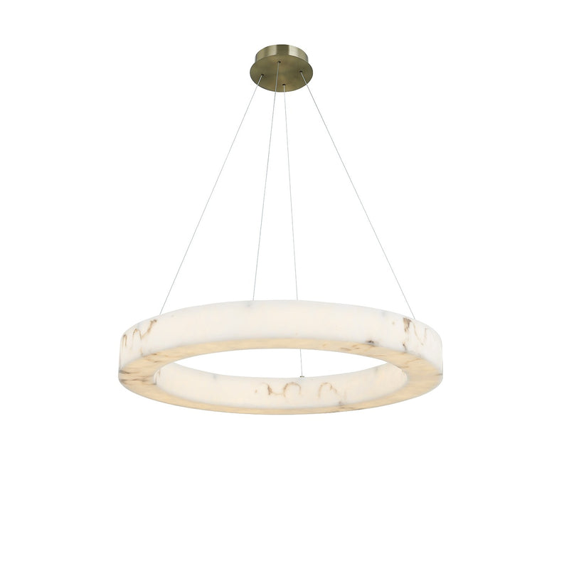 Justice Designs FAL-8222-BRSS LED Pendant, Brushed Brass
