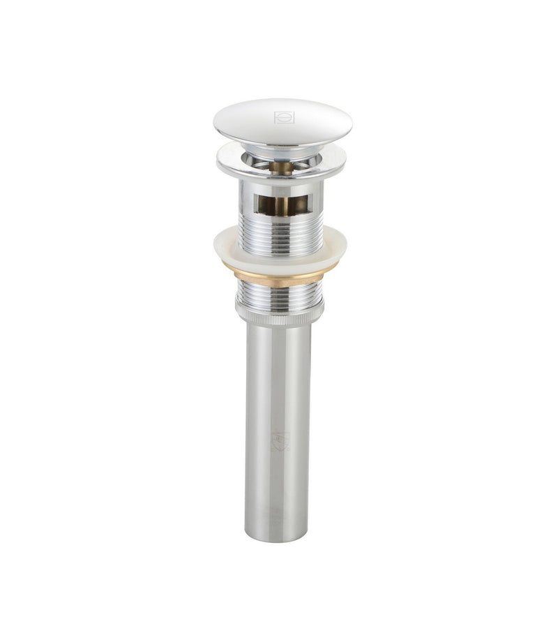 Elegant Lighting VDN100PCH Pop-Up Bathroom Sink Drain with Overflow, Chrome