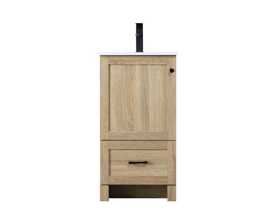 Elegant Lighting VF2818MW Single Bathroom Vanity, Mango Wood