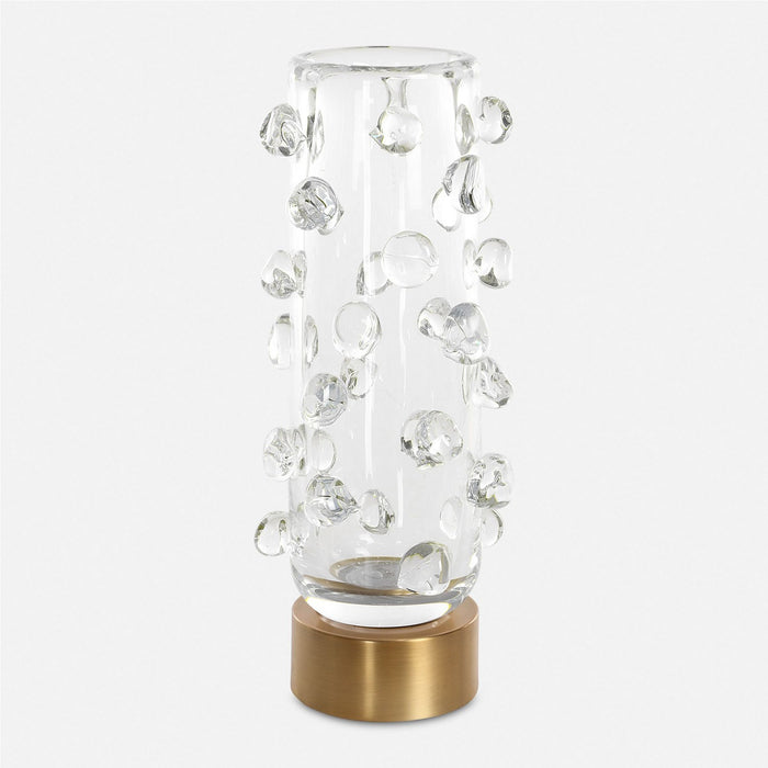 Uttermost 18182 Vase, Clear Glass