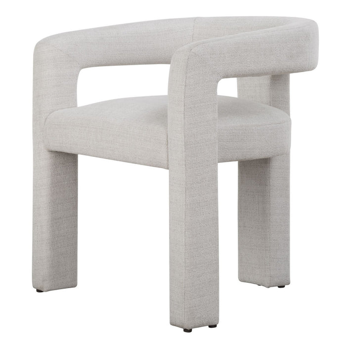 Uttermost 23846 Dining Chair, Ecru