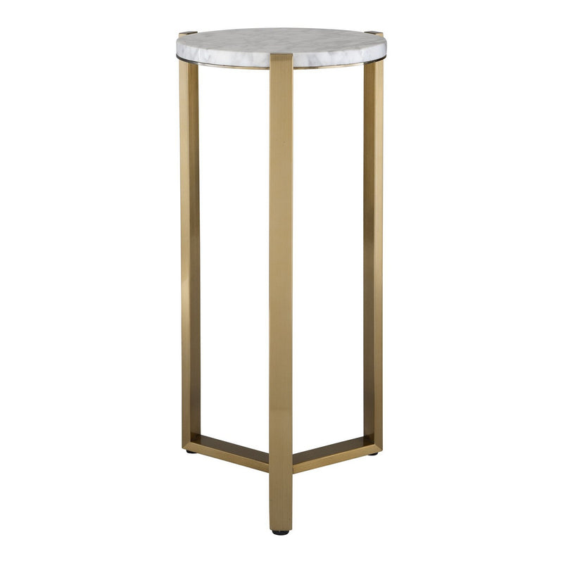 Uttermost 24254 Drink Table, Antique Brass