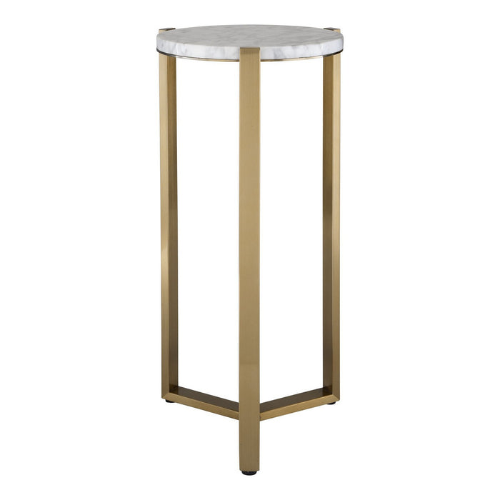 Uttermost 24254 Drink Table, Antique Brass
