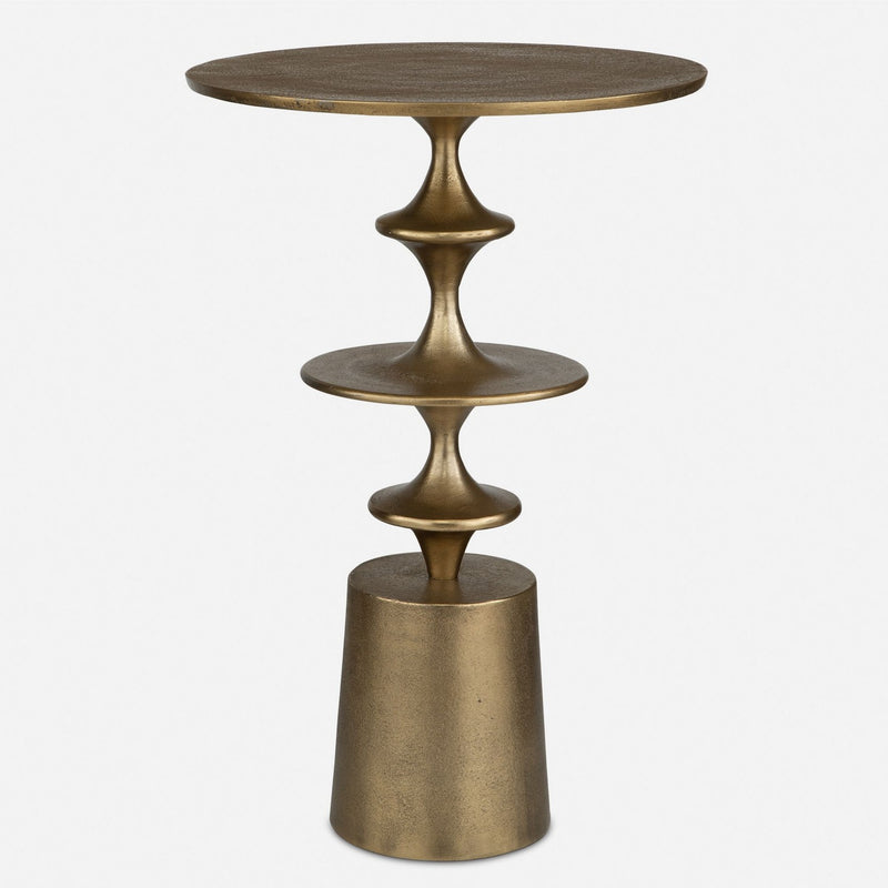 Uttermost 24412 Accent Table, Antique Brass
