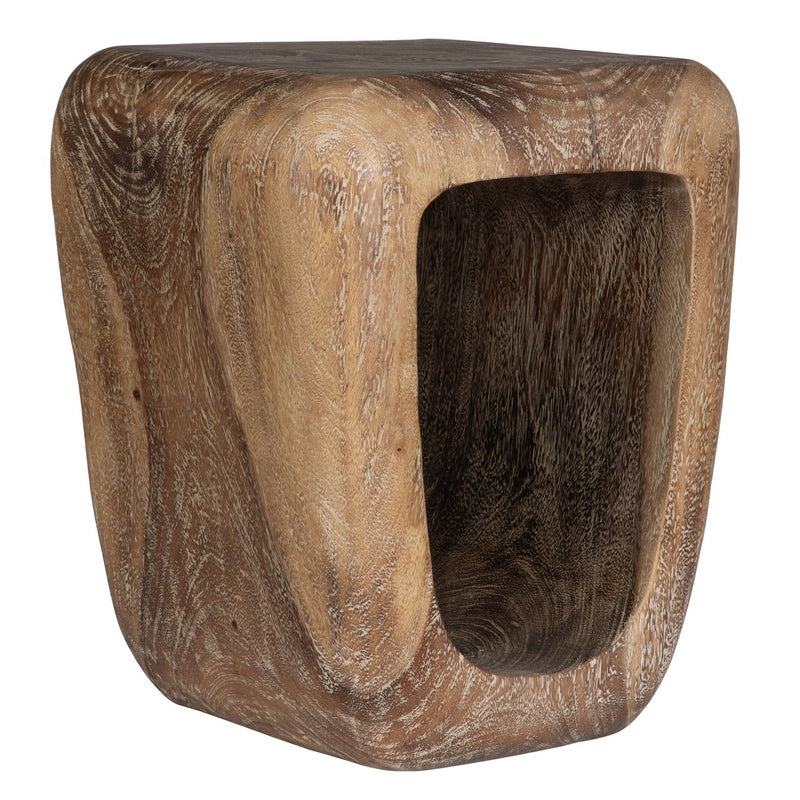 Uttermost 24901 Accent Stool, Natural Wash