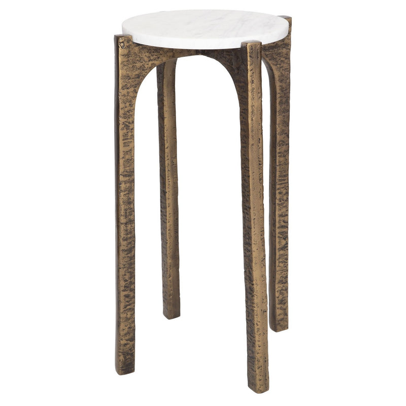 Uttermost 24933 Drink Table, Antique Brass