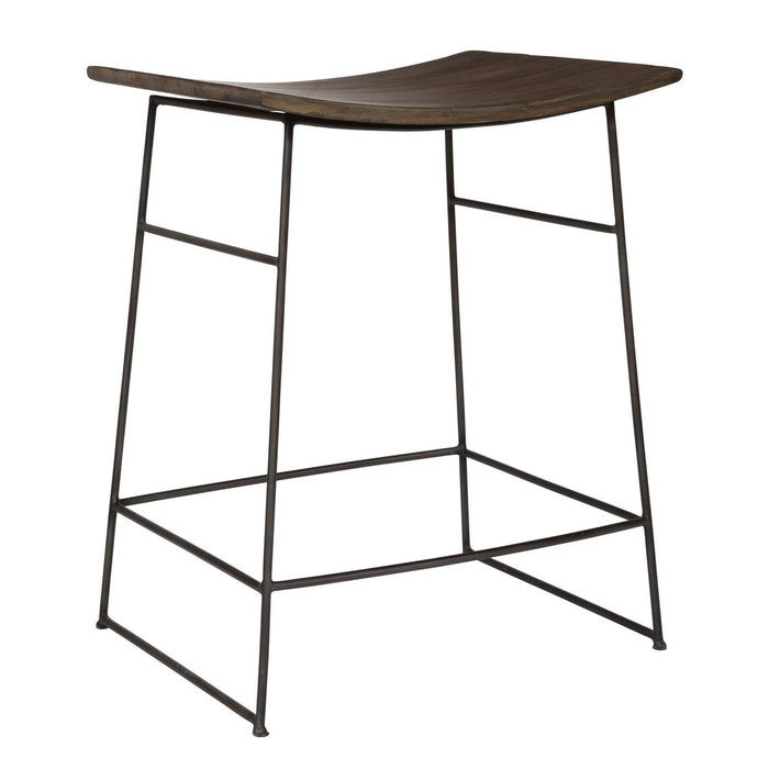 Uttermost 25299 Counter Stool, Dark Gunmetal