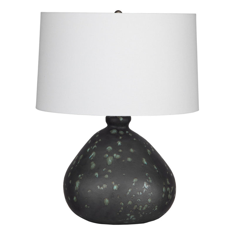 Uttermost 30375-1 One Light Table Lamp, Green Glazes