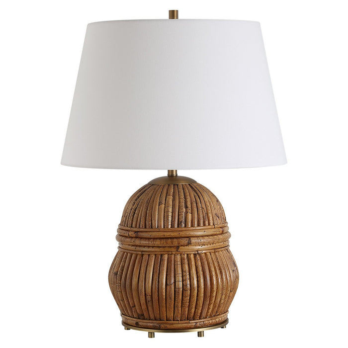 Uttermost 30429 One Light Table Lamp, Antique Brass