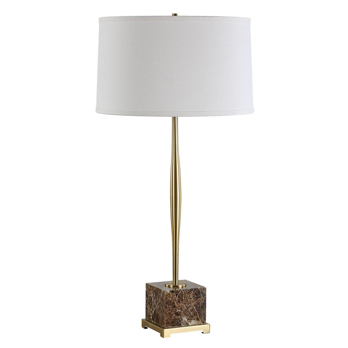 Uttermost 30433 One Light Table Lamp, Antique Brass
