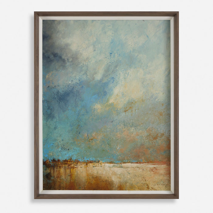 Uttermost 32350 Framed Print, Briarsmoke/dark Walnut