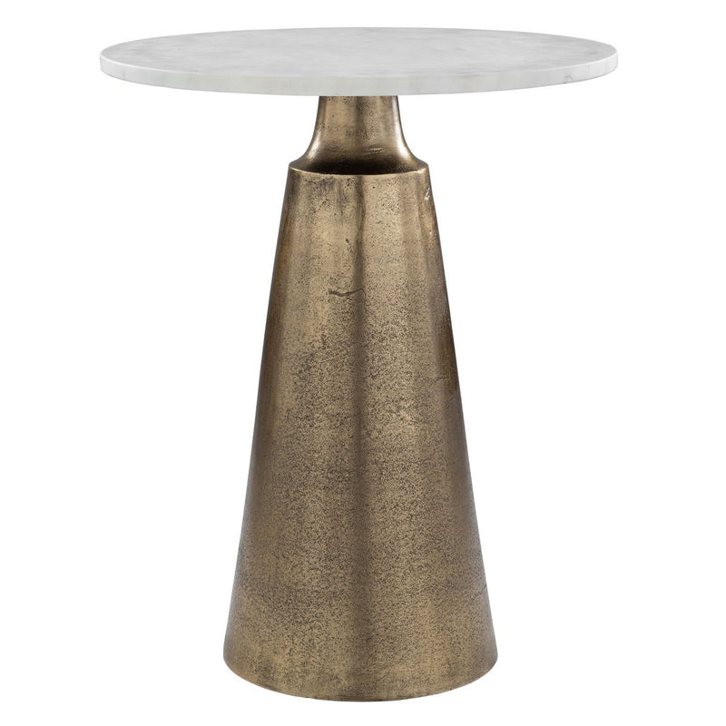 Uttermost 50026 Accent Table, Antique Brass