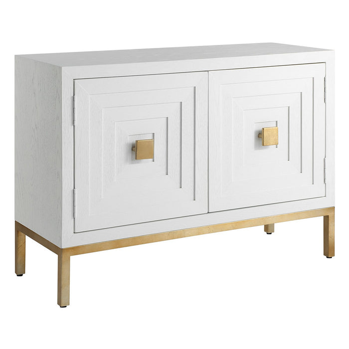 Uttermost 50033 Cabinet, Brushed Brass