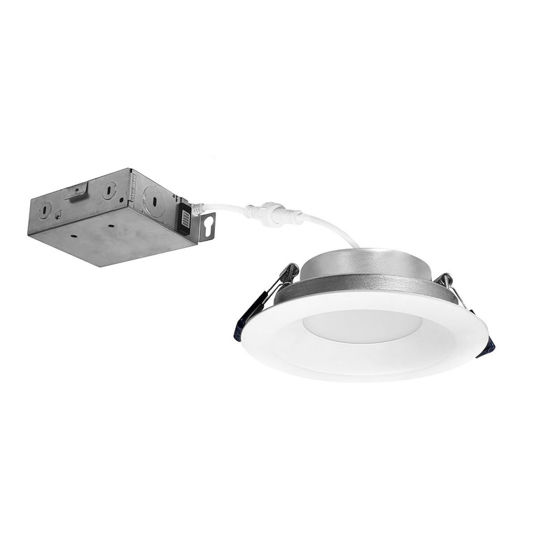 Nora Lighting NCSC-R4D1TWMPW LED Downlight, Matte Powder White