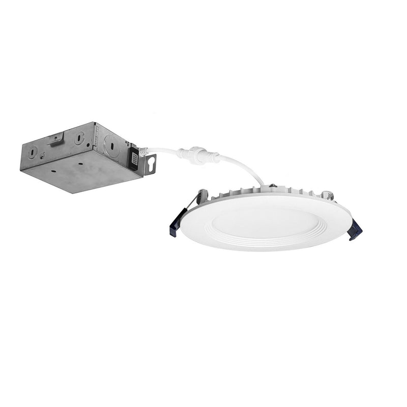 Nora Lighting NCSC-R4W2TWMPW LED Wafer Downlight, Matte Powder White